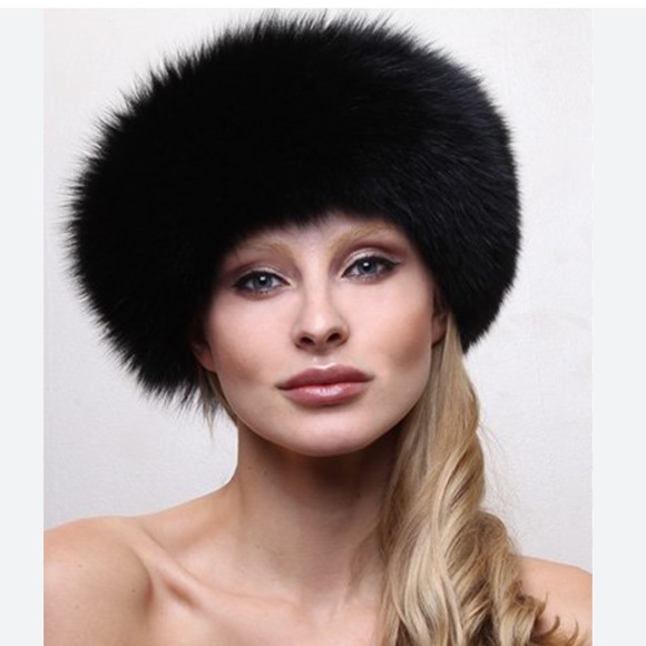 Black fur headband - Picture 1 of 4
